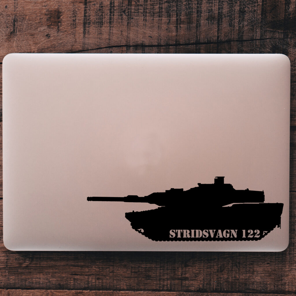 Military Stridsvagn 122 Main Battle Tank logo sticker – Vinyl Decal ...